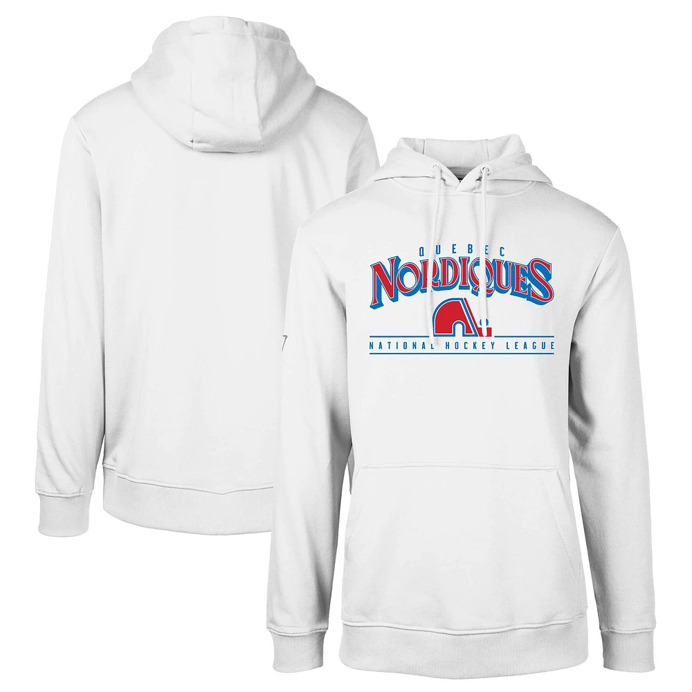 Men's Levelwear Quebec Nordiques Retro Podium Spellout Pullover Hoodie