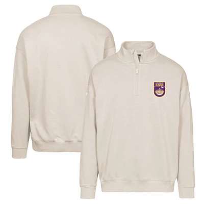 Men's Levelwear Khaki Los Angeles Kings Retro Murray Quarter-Zip Pullover Top