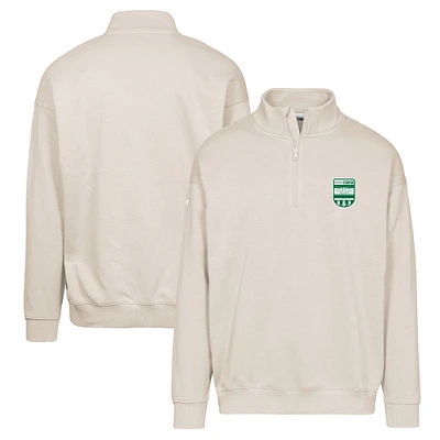 Men's Levelwear Khaki Toronto St. Pats Retro Murray Quarter-Zip Pullover Top