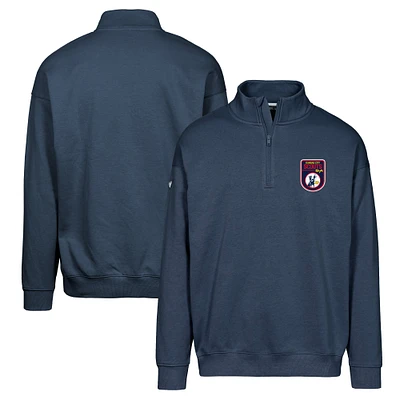 Men's Levelwear Navy Kansas City Scouts Retro Murray Quarter-Zip Pullover Top