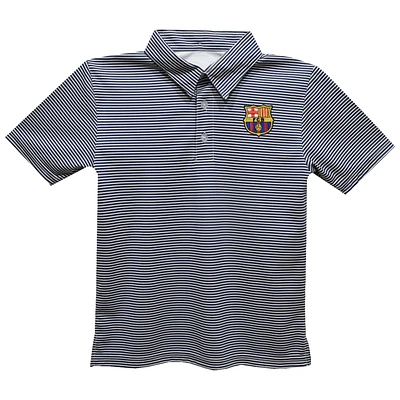 Toddler Vive La Fete Navy Barcelona Pencil Stripe Polo