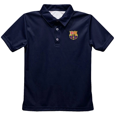 Toddler Vive La Fete Navy Barcelona Solid Polo