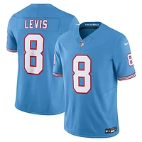 Men's Nike Will Levis Light Blue Tennessee Titans Alternate Oilers Throwback Vapor F.U.S.E. Limited Jersey