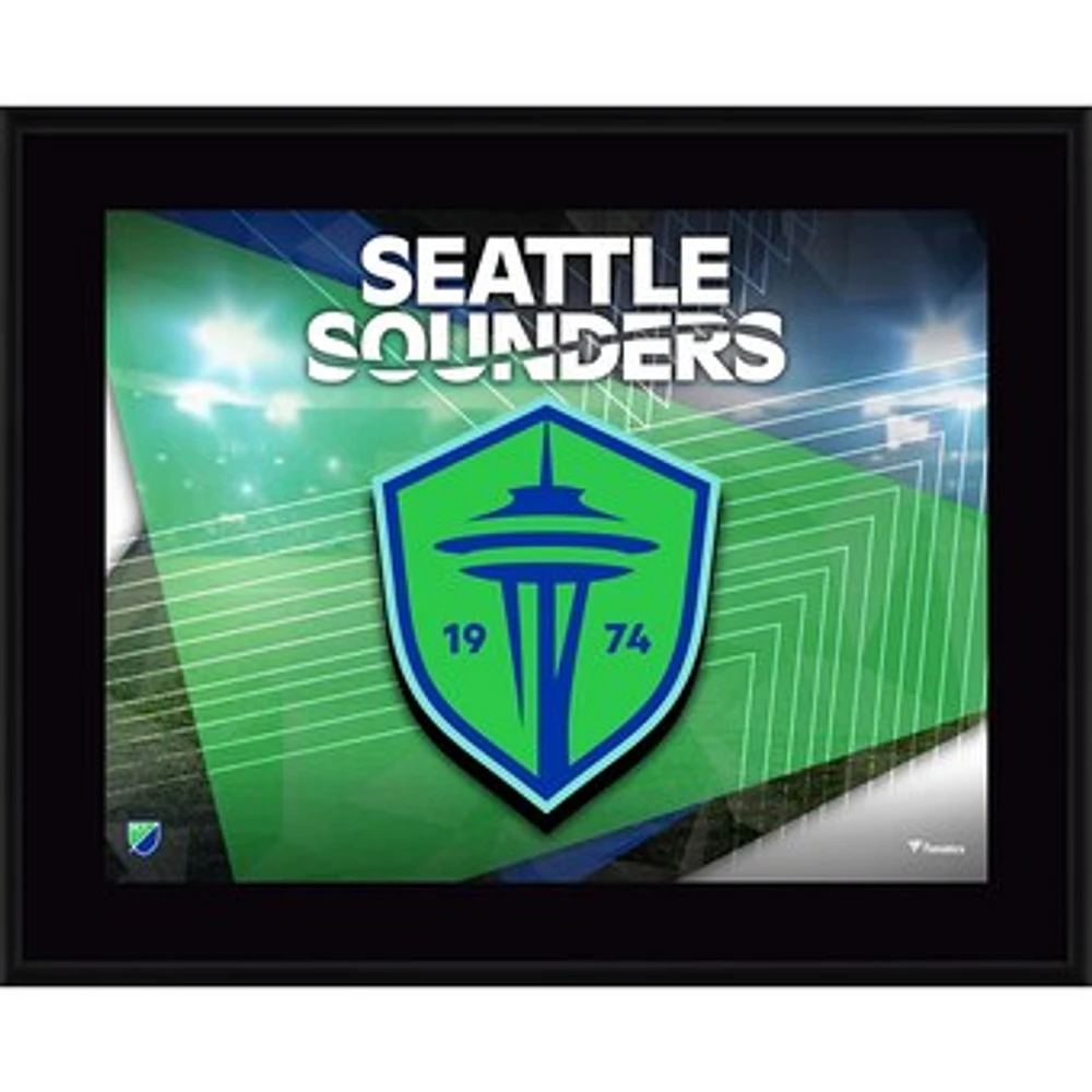 Seattle Sounders FC 10.5" x 13" Sublimated Horizontal Team Logo Plaque