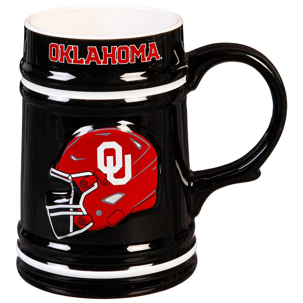 Oklahoma Sooners 24oz. Ceramic Stein Cup with Gift Box