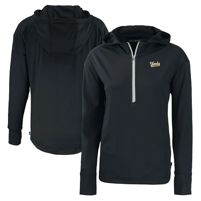 Women's Cutter & Buck Vanderbilt Commodores Vault Daybreak Eco Recycled Half-Zip Hoodie