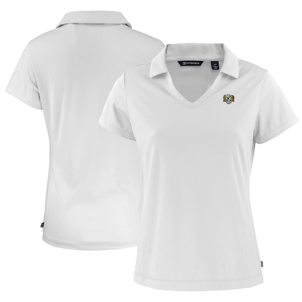 Women's Cutter & Buck North Carolina Tar Heels Vault Daybreak Eco Recycled V-Neck Polo