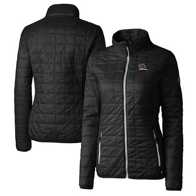 Women's Cutter & Buck South Carolina Gamecocks Vault Rainier PrimaLoft Eco Insulated Full-Zip Puffer Jacket