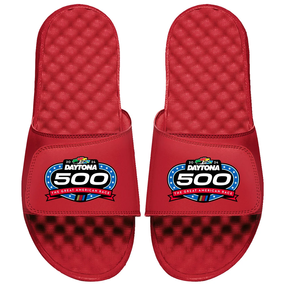 Men's ISlide Red NASCAR 2024 Daytona 500 Slide Sandals