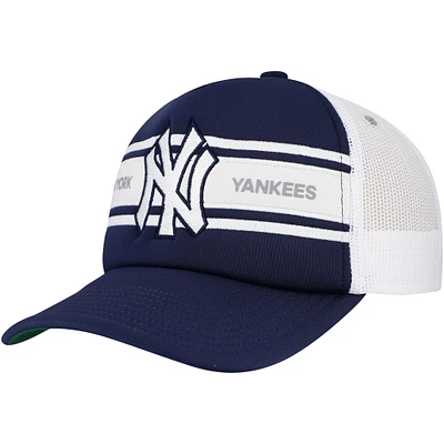 Men's Navy New York Yankees Sideline Trucker Adjustable Hat