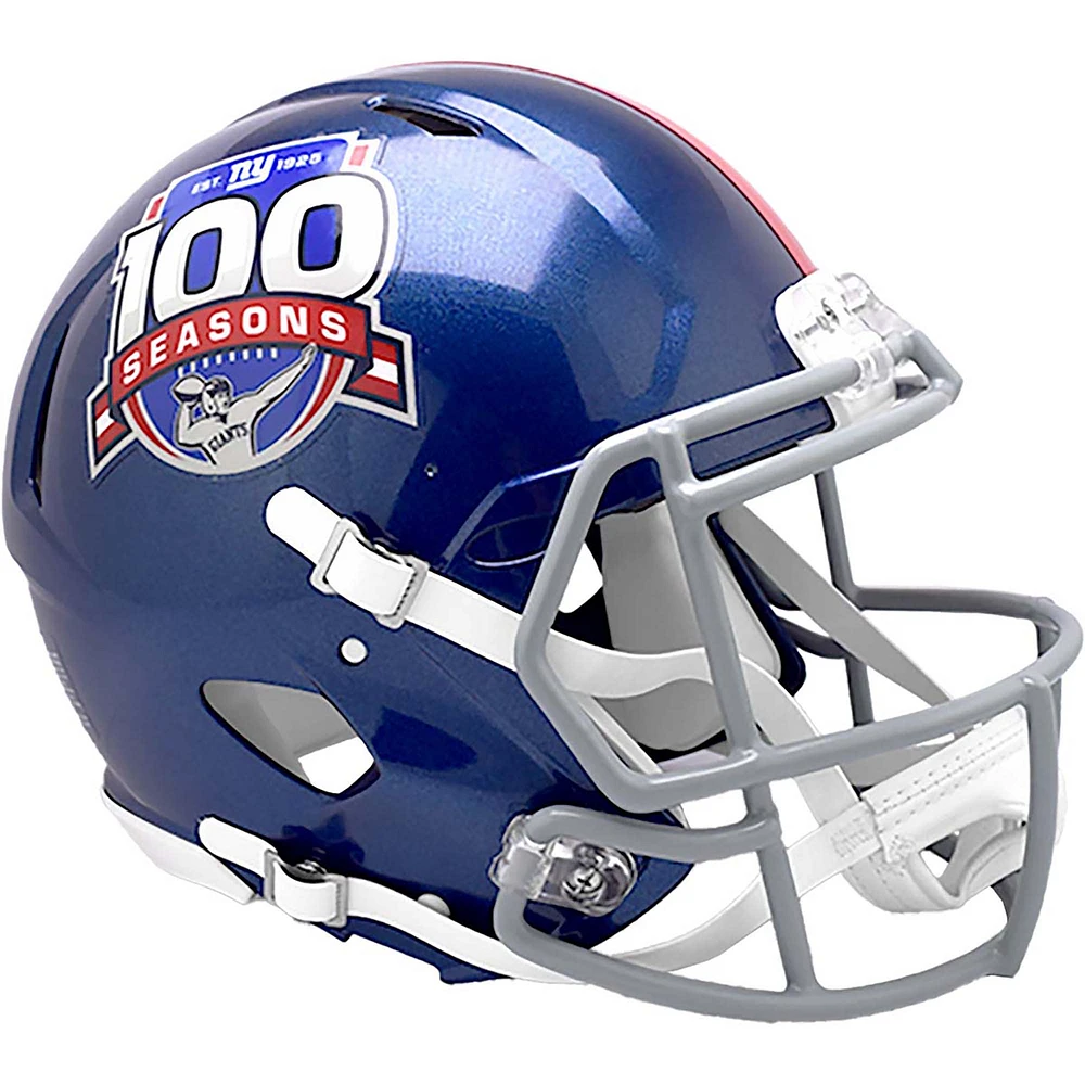 Riddell New York Giants 100th Season Logo Speed Authentic Helmet