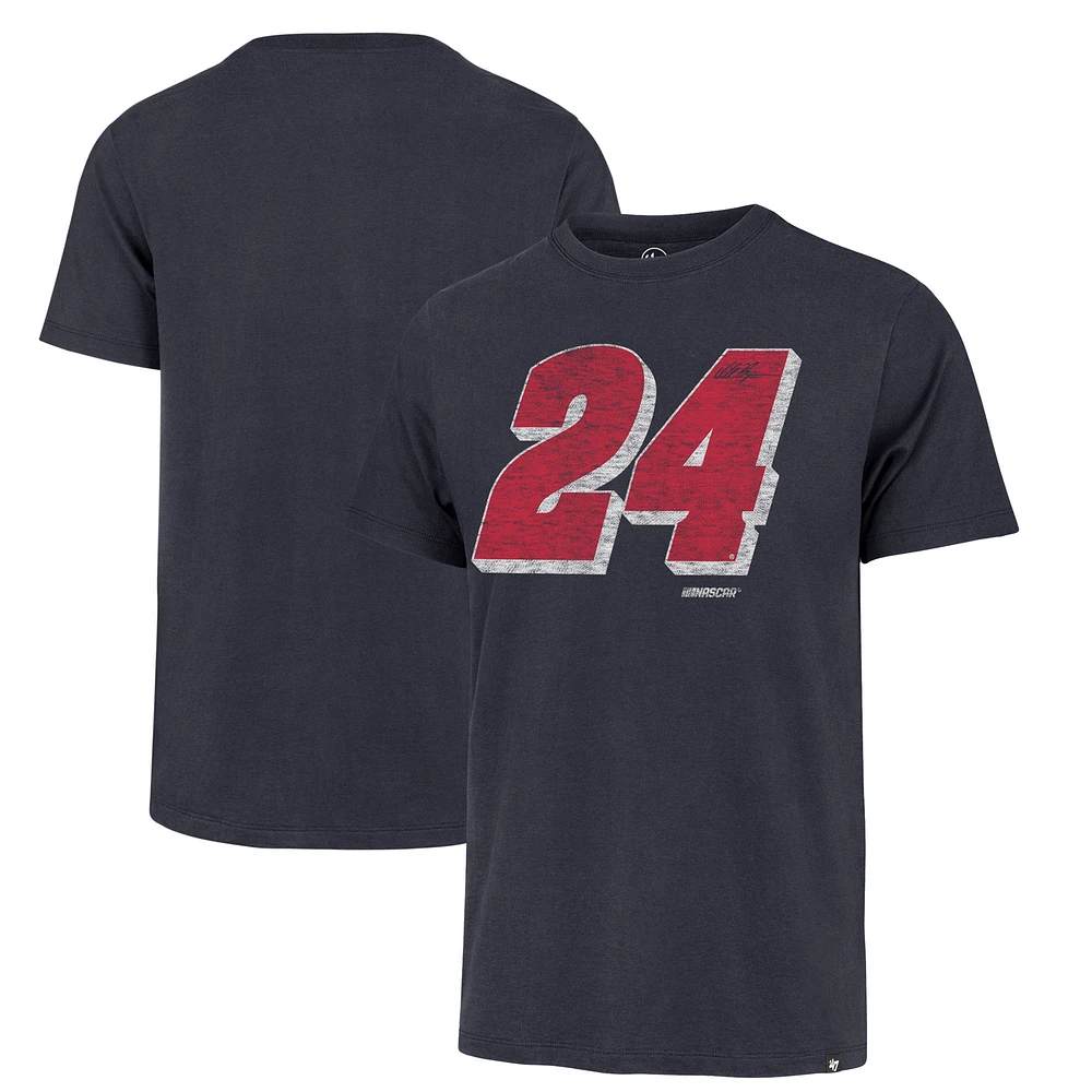 Men's '47 Black William Byron Driver Number Franklin T-Shirt