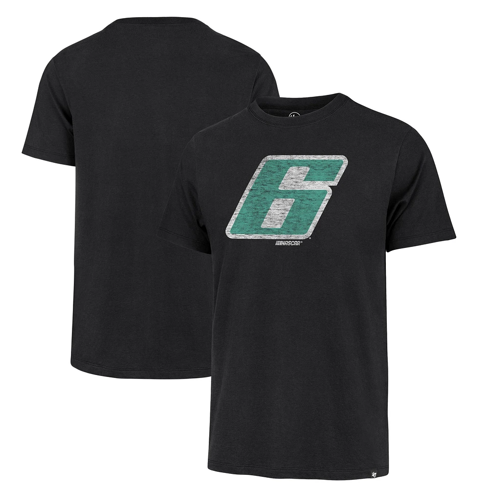 Men's '47 Black Brad Keselowski Driver Number Franklin T-Shirt
