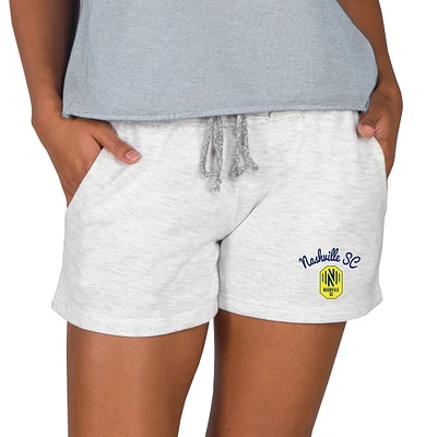 Women's Concepts Sport Oatmeal Nashville SC Mainstream Terry Shorts