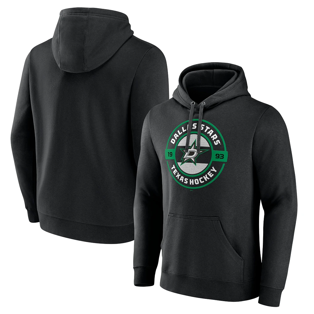 Men's Black Dallas Stars Native Pullover Hoodie