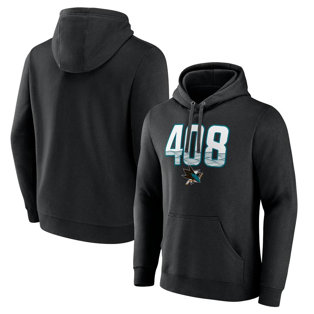 Men's Black San Jose Sharks Native Pullover Hoodie