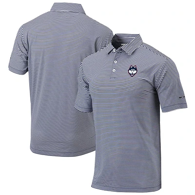 Men's Columbia Navy UConn Huskies Omni-Wick Club Invite Polo