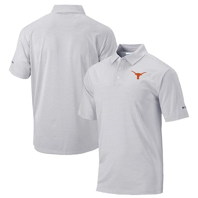 Men's Columbia Gray Texas Longhorns Omni-Wick Club Invite Polo