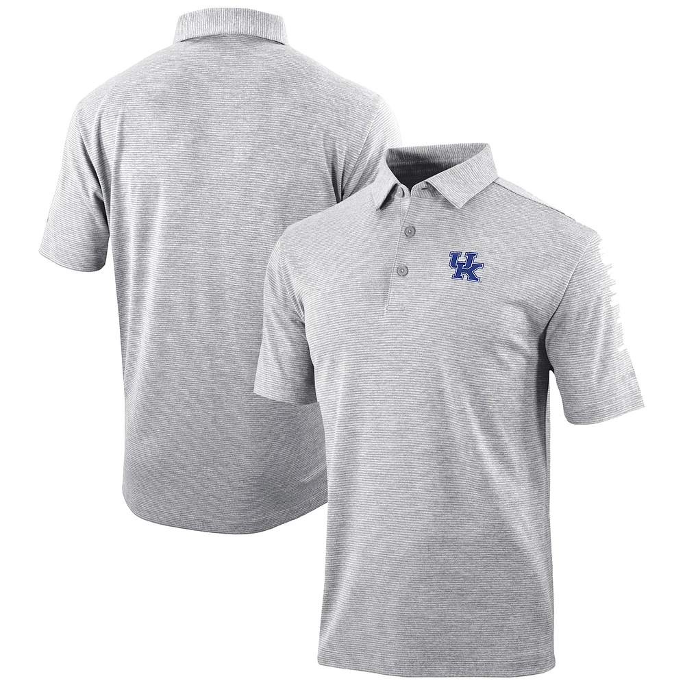 Men's Columbia Gray Kentucky Wildcats Omni-Wick Set II Polo
