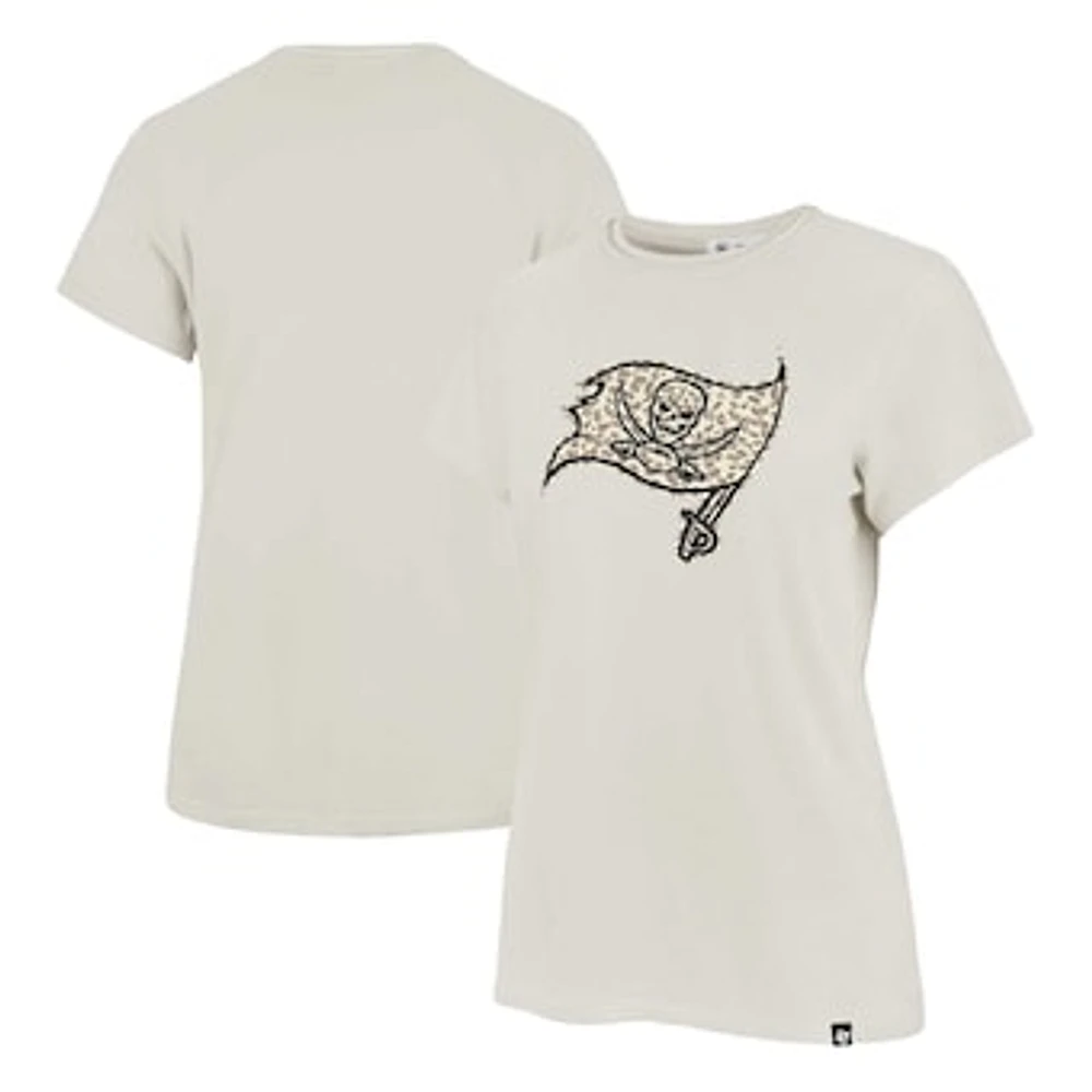 Women's '47 Cream Tampa Bay Buccaneers Panthera Frankie T-Shirt