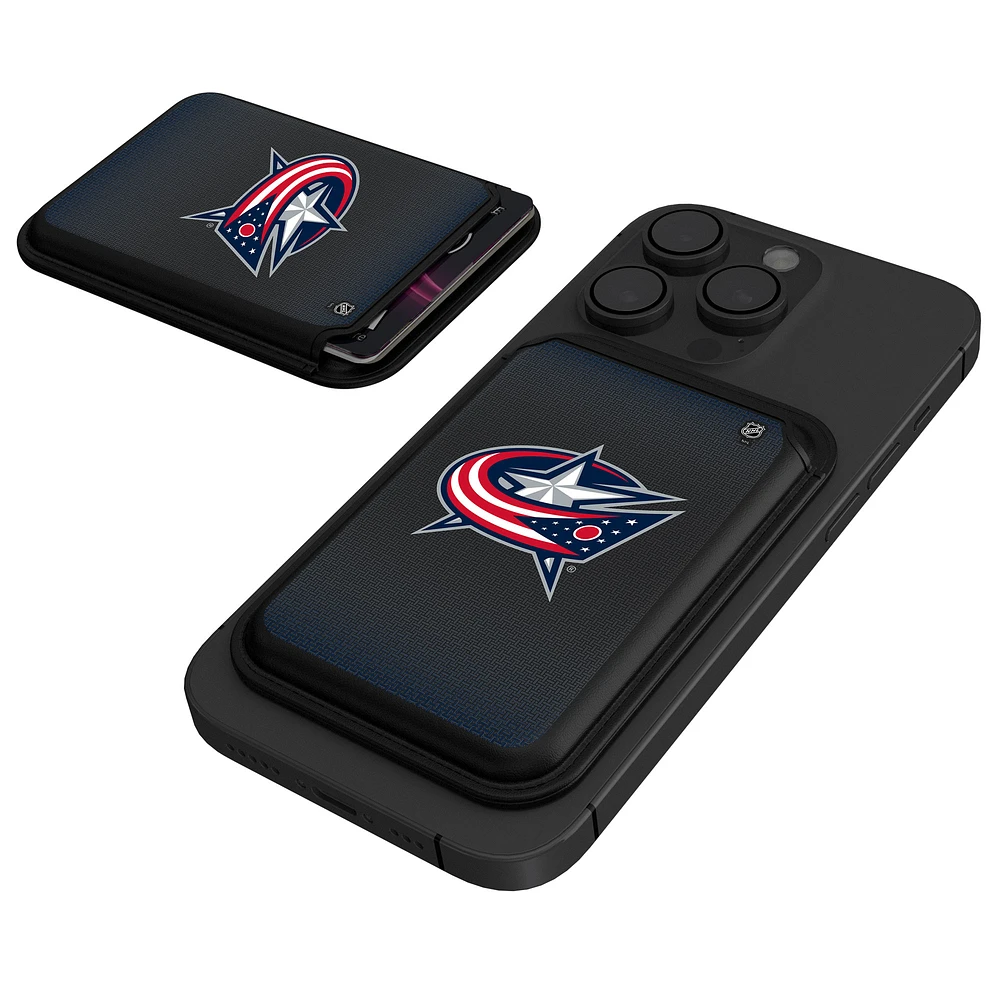 Keyscaper Columbus Blue Jackets Magnetic Credit Card Wallet