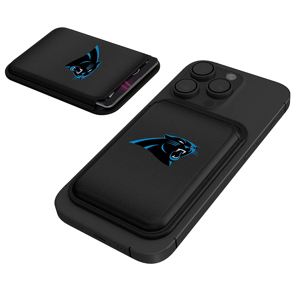 Keyscaper Carolina Panthers Magnetic Credit Card Wallet