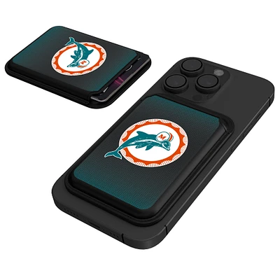 Keyscaper Miami Dolphins Historic Logo Magnetic Credit Card Wallet