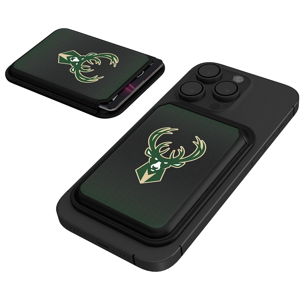 Keyscaper Milwaukee Bucks Magnetic Credit Card Wallet