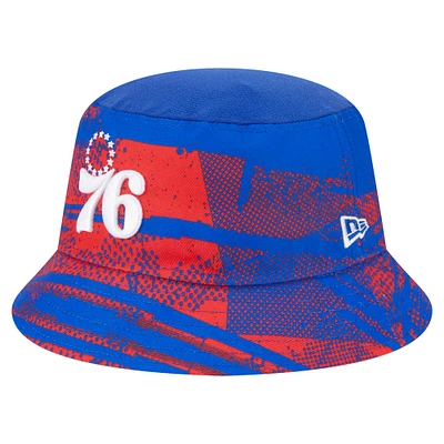 Men's New Era Royal/Red Philadelphia 76ers Tip-Off Bucket Hat