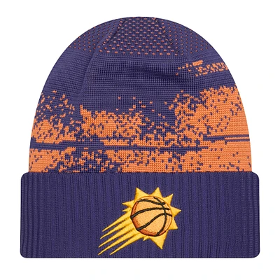 Men's New Era Purple Phoenix Suns Tip-Off Cuffed Knit Hat
