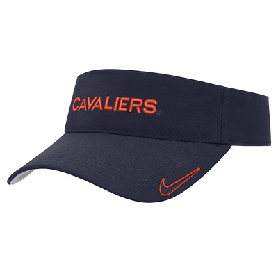 Men's Nike Navy Virginia Cavaliers 2024 Sideline Ace Performance Adjustable Visor