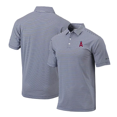 Men's Columbia Navy Los Angeles Angels Omni-Wick Club Invite Polo