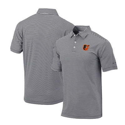 Men's Columbia Black Baltimore Orioles Omni-Wick Club Invite Polo