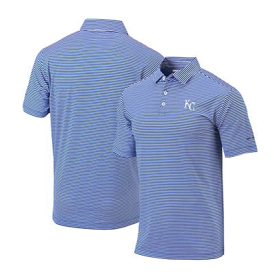 Men's Columbia Royal Kansas City Royals Omni-Wick Club Invite Polo