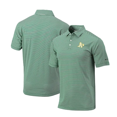 Men's Columbia Green Athletics Omni-Wick Club Invite Polo
