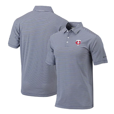 Men's Columbia Navy Minnesota Twins Omni-Wick Club Invite Polo