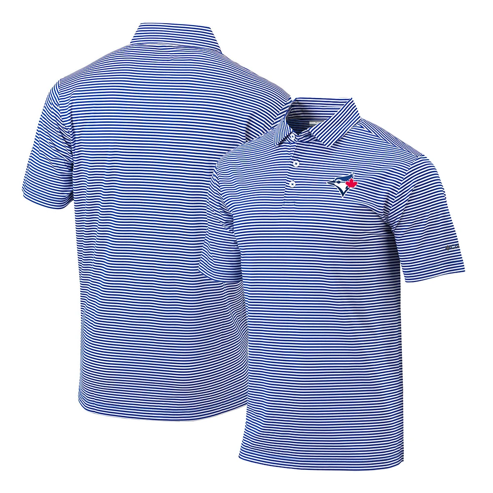 Men's Columbia Royal Toronto Blue Jays Omni-Wick Club Invite Polo