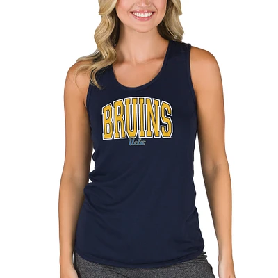 Women's College Concepts Navy UCLA Bruins Marathon Racerback Tank Top