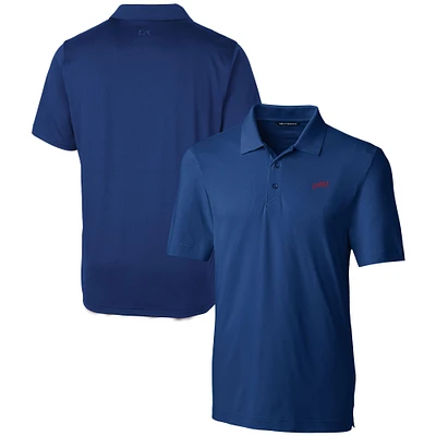 Men's Cutter & Buck Royal SMU Mustangs Vault Forge Stretch Polo
