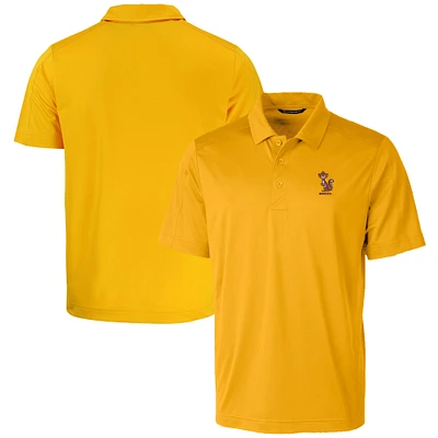 Men's Cutter & Buck Gold Minnesota Golden Gophers Vault Prospect Textured Stretch Polo