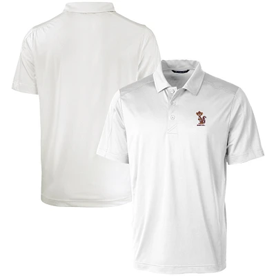 Men's Cutter & Buck White Minnesota Golden Gophers Vault Prospect Textured Stretch Polo
