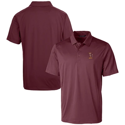 Men's Cutter & Buck Maroon Minnesota Golden Gophers Vault Prospect Textured Stretch Polo