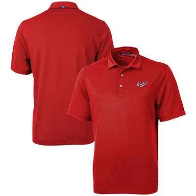 Men's Cutter & Buck Dayton Flyers Vault DryTec Virtue Eco Pique Recycled Polo