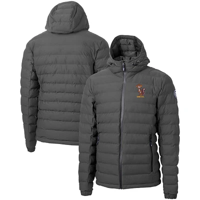 Men's Cutter & Buck Gray Minnesota Golden Gophers Vault Mission Ridge Repreve Eco Insulated Puffer Full-Zip Jacket