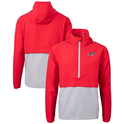 Men's Cutter & Buck Dayton Flyers Vault Charter Eco Recycled Half-Zip Anorak Jacket