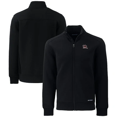 Men's Cutter & Buck Black South Carolina Gamecocks Roam Eco Recycled Full-Zip Jacket