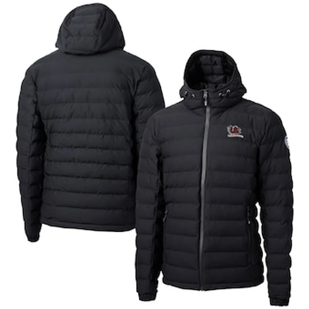 Men's Cutter & Buck Black South Carolina Gamecocks Vault Mission Ridge Repreve Eco Insulated Puffer Full-Zip Jacket