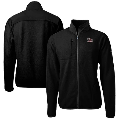 Men's Cutter & Buck Black South Carolina Gamecocks Vault Cascade Eco Sherpa Fleece Full-Zip Jacket