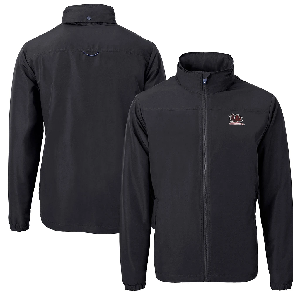 Men's Cutter & Buck South Carolina Gamecocks Vault Charter Eco Recycled Full-Zip Jacket