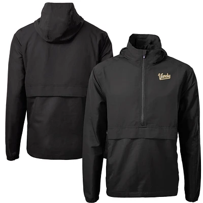 Men's Cutter & Buck Vanderbilt Commodores Vault Charter Eco Recycled Half-Zip Anorak Jacket